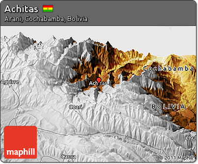 Physical 3D Map of Achitas