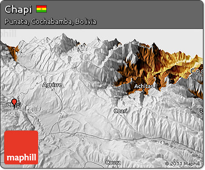 Physical 3D Map of Chapi