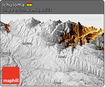 Physical 3D Map of Ichuloma