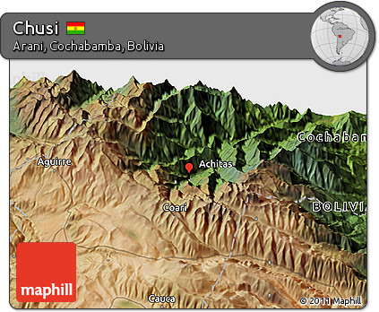 Satellite 3D Map of Chusi