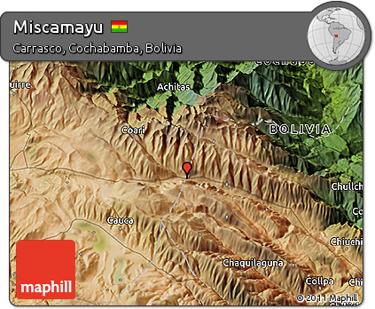 Satellite 3D Map of Miscamayu