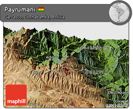 Satellite 3D Map of Payrumani
