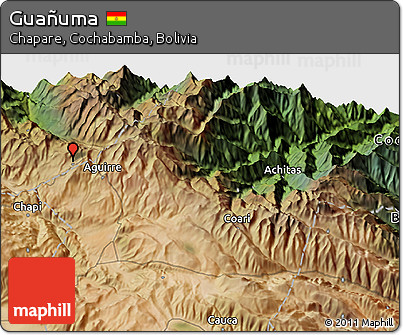 Satellite 3D Map of Guañuma