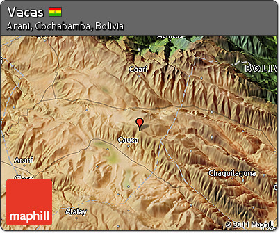 Satellite 3D Map of Vacas