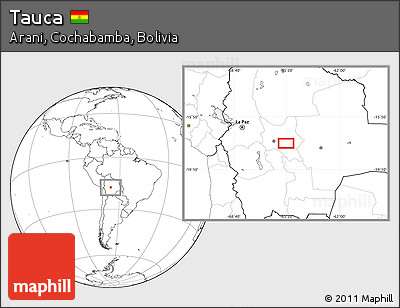 Blank Location Map of Tauca