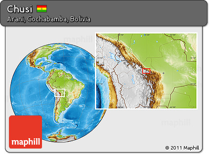 Physical Location Map of Chusi