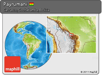 Physical Location Map of Payrumani