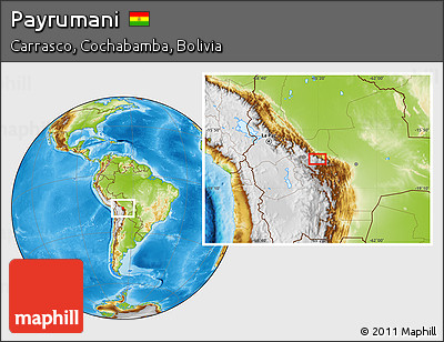 Physical Location Map of Payrumani