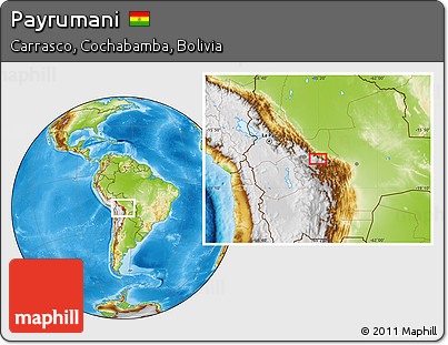 Physical Location Map of Payrumani