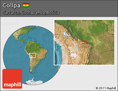 Satellite Location Map of Collpa