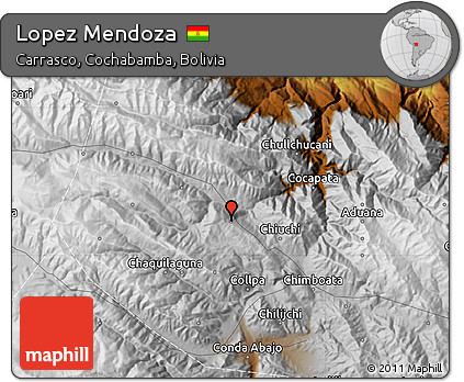 Physical Map of Lopez Mendoza