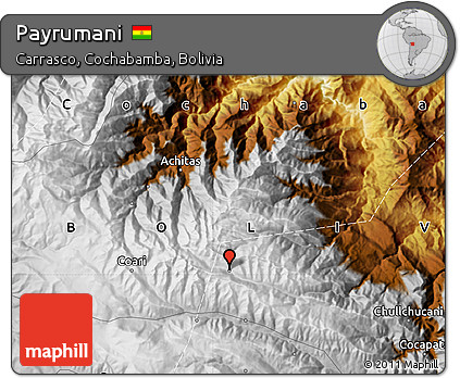 Physical Map of Payrumani
