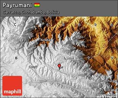 Physical Map of Payrumani