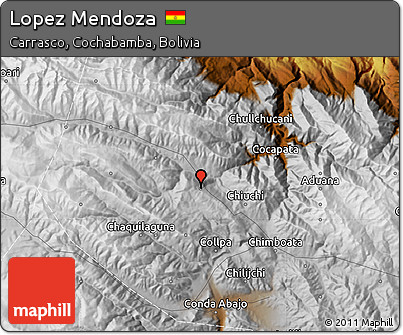 Physical Map of Lopez Mendoza