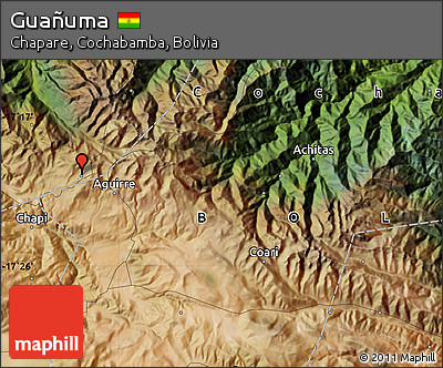 Satellite Map of Guañuma