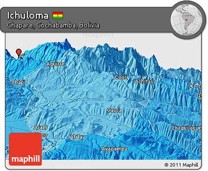 Political Panoramic Map of Ichuloma