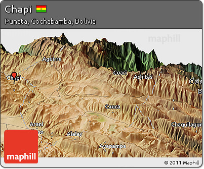 Satellite Panoramic Map of Chapi