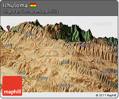 Satellite Panoramic Map of Ichuloma