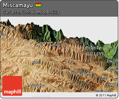 Satellite Panoramic Map of Miscamayu