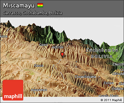 Satellite Panoramic Map of Miscamayu