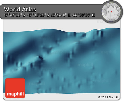 Satellite 3D Map of the Area around 17° 30' 31" S, 66° 22' 30" E