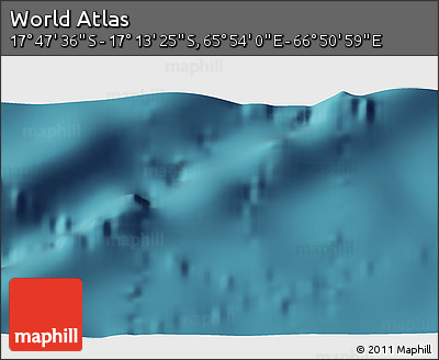 Satellite 3D Map of the Area around 17° 30' 31" S, 66° 22' 30" E