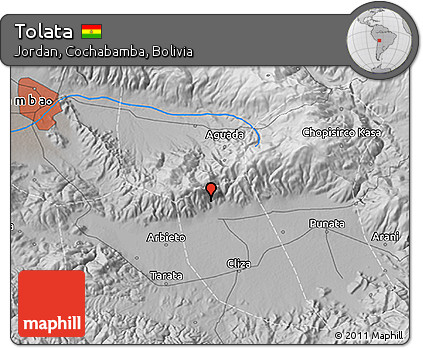 Physical 3D Map of Tolata