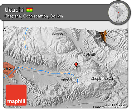 Physical 3D Map of Ucuchi