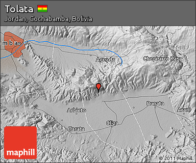Physical 3D Map of Tolata
