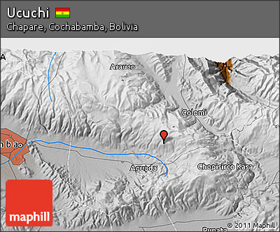 Physical 3D Map of Ucuchi