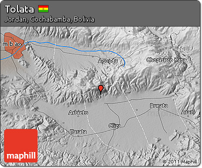 Physical 3D Map of Tolata