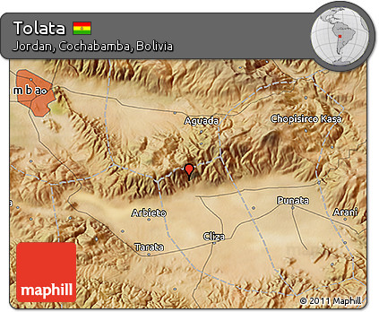 Satellite 3D Map of Tolata