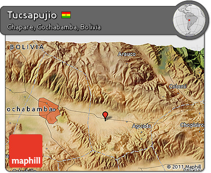 Satellite 3D Map of Tucsapujio