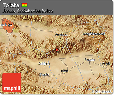 Satellite 3D Map of Tolata