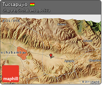 Satellite 3D Map of Tucsapujio