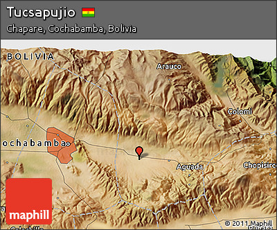 Satellite 3D Map of Tucsapujio