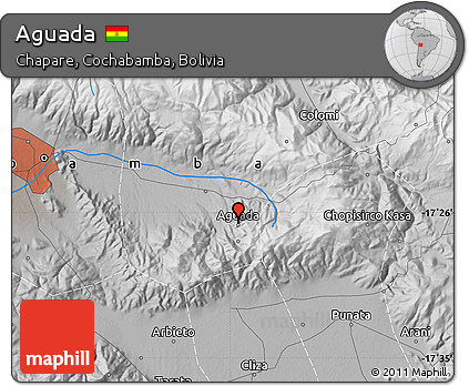 Physical Map of Aguada