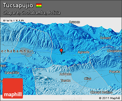 Political Panoramic Map of Tucsapujio
