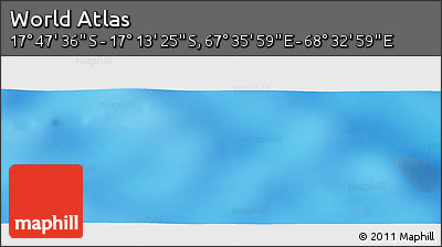 Physical Panoramic Map of the Area around 17° 30' 31" S, 68° 4' 29" E
