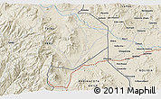 Shaded Relief 3D Map of the area around 17° 30' 31" S, 69° 37' 30" W