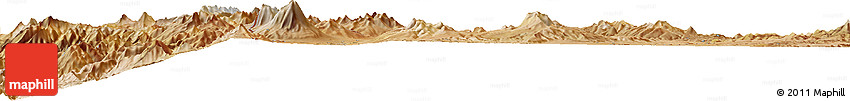 Satellite Horizon Map of the Area around 17° 30' 31" S, 69° 37' 30" W