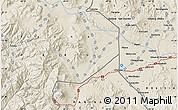 Shaded Relief Map of the area around 17° 30' 31" S, 69° 37' 30" W