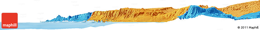 Political Horizon Map of the Area around 17° 30' 31" S, 71° 19' 29" W Political Horizon Map of the Area around 17° 30' 31" S, 71° 19' 29" W