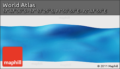 Physical Panoramic Map of the Area around 17° 30' 31" S, 72° 19' 29" E