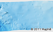 Physical 3D Map of the area around 17° 30' 31" S, 72° 10' 30" W
