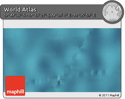 Satellite 3D Map of the Area around 17° 30' 31" S, 79° 7' 30" E