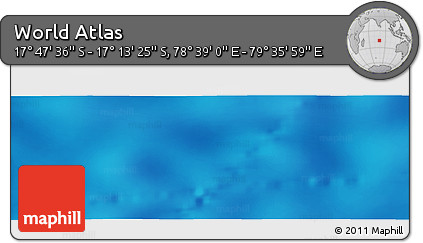 Physical Panoramic Map of the Area around 17° 30' 31" S, 79° 7' 30" E