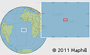 Savanna Style Location Map of the area around 17° 30' 31" S, 7° 34' 30" W