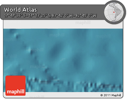 Satellite 3D Map of the Area around 17° 30' 31" S, 83° 13' 29" W