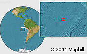 Satellite Location Map of the area around 17° 30' 31" S, 83° 13' 29" W